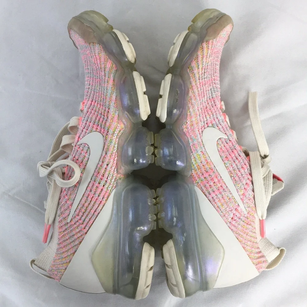 Nike Women's Vapor Max Fly Knit Pastel Pink Running Shoes Size 9 DecentCondition - Picture 7 of 10